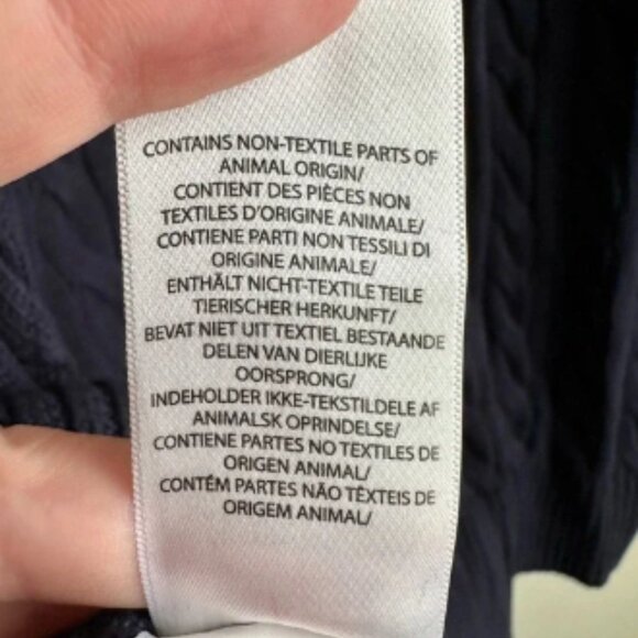 Polo Ralph Lauren Sweater Mens 4XL Navy Blue Cable Knit Half Zip Pullover NWT - Picture 8 of 10